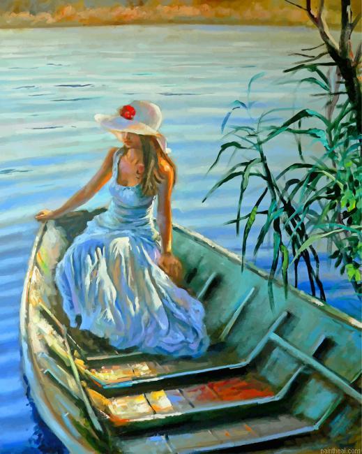 Woman on boat painting by numbers.jpeg