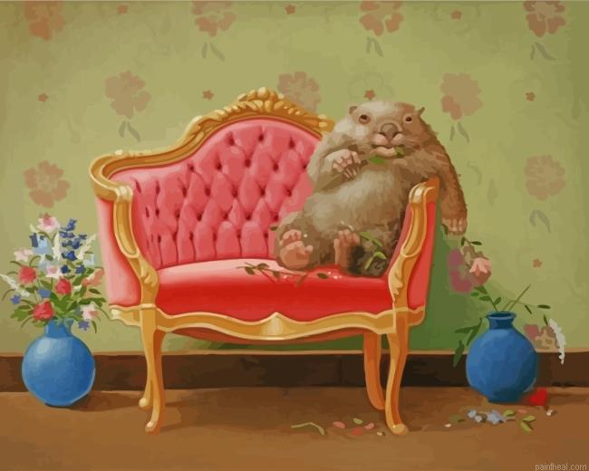 Wombat chilling painting by numbers.jpeg