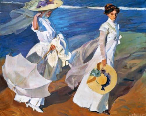 Women walking on the beach painting by numbers.jpeg