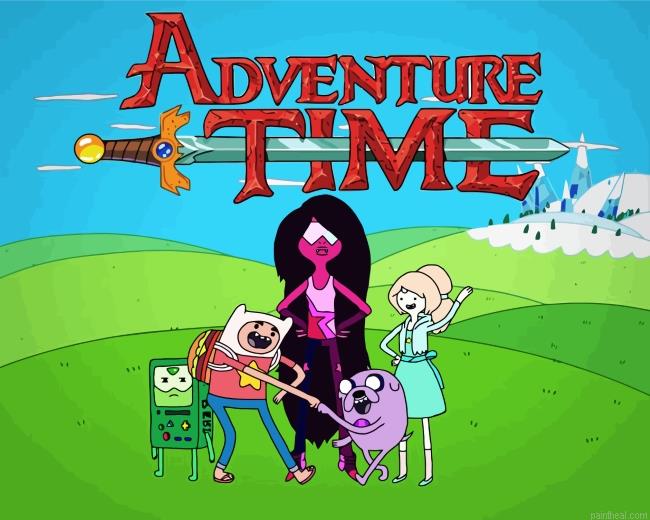 Adventure time fantasy animation painting by numbers.jpeg