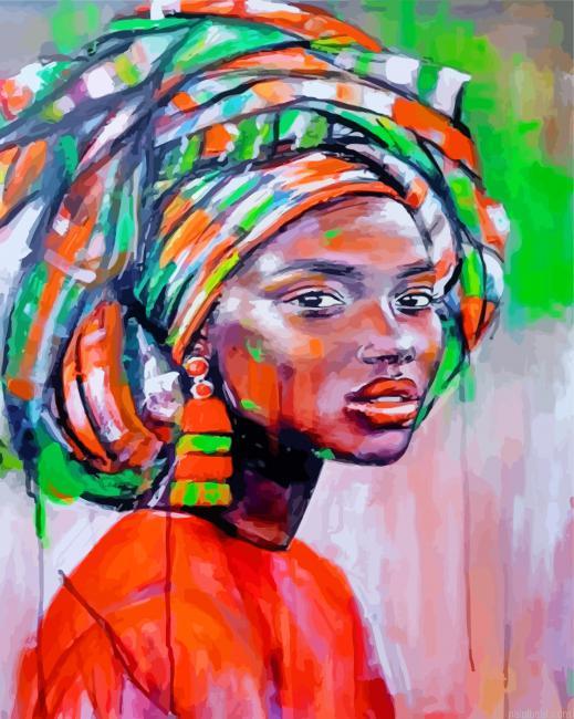 Aesthetic black woman painting by numbers.jpeg