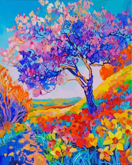 Aesthetic colorful nature art painting by numbers.jpeg