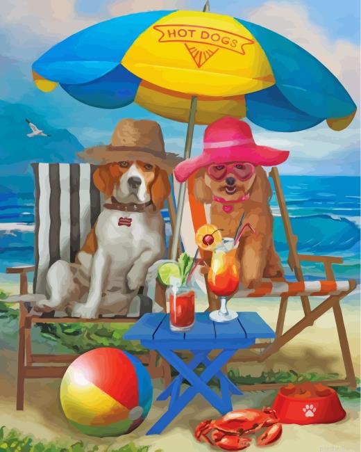 Aesthetic dogs couple painting by numbers.jpeg