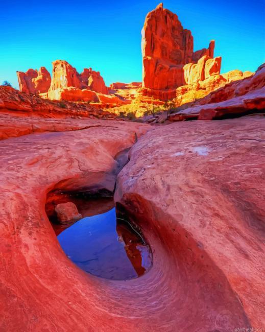 Arches national park pools painting by numbers.jpeg