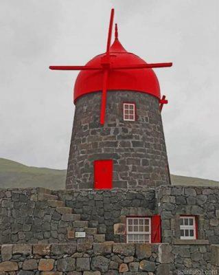 Azores buildings windmill painting by numbers.jpeg