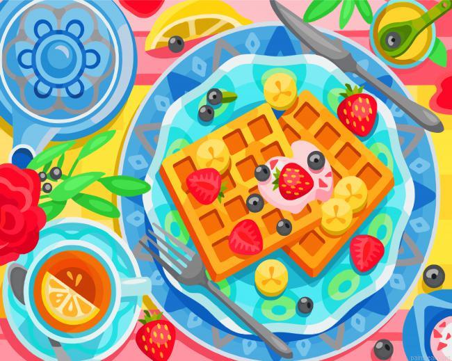 Belgian waffles painting by numbers.jpeg