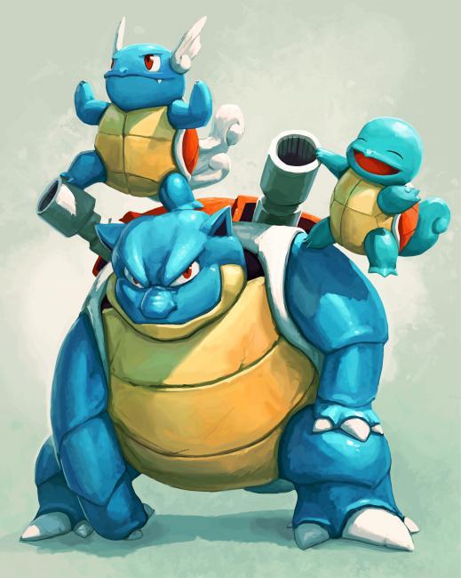 Blastoise pokemon squirtle painting by numbers.jpeg