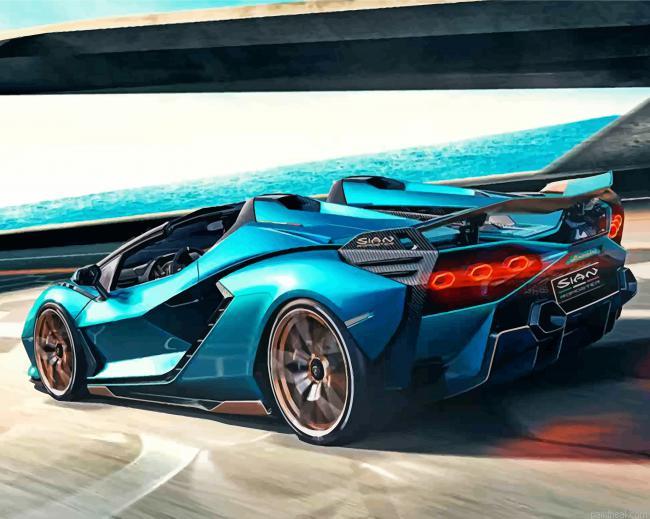 Blue racing car painting by numbers.jpeg