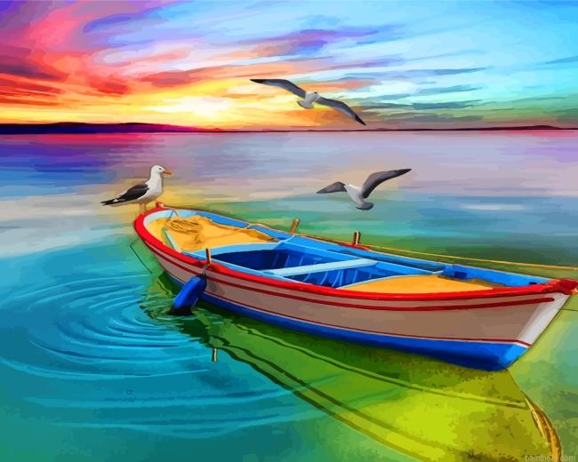 Boat by lake painting by numbers.jpeg