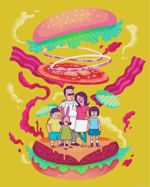 Bobs burgers art painting by numbers.jpeg