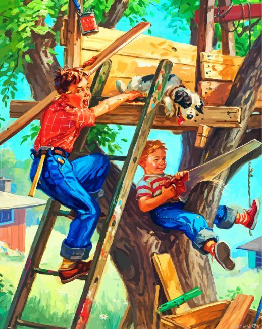 Building a tree house painting by numbers.jpeg