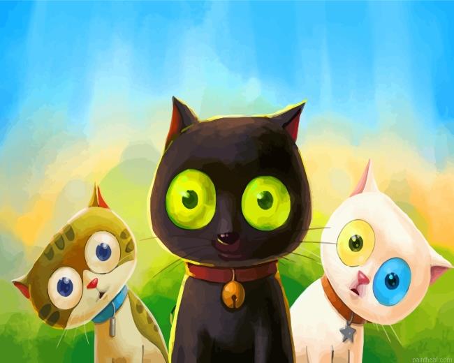 Cartoon cats painting by numbers.jpeg