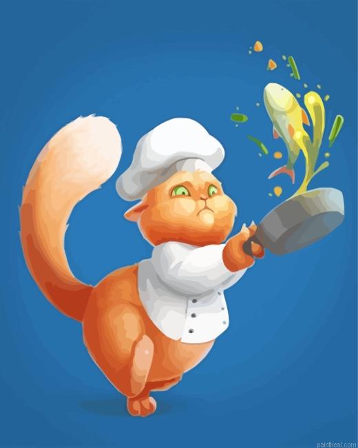 Cartoon chef cat painting by numbers.jpeg