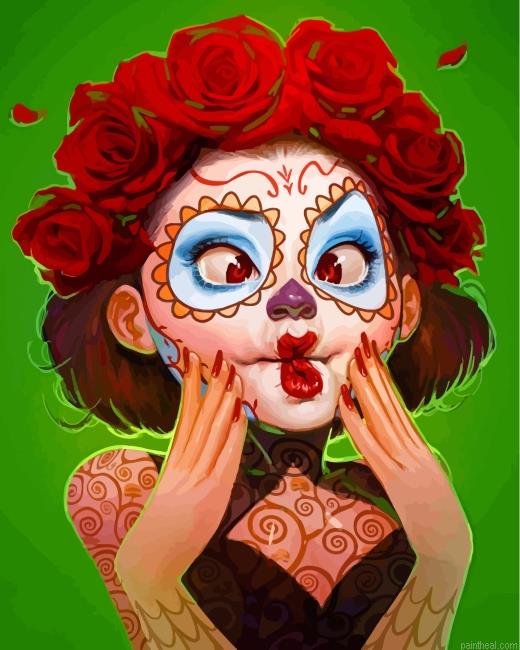 Catrina sugar skull painting by numbers.jpeg