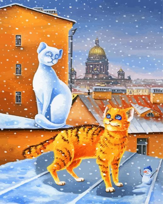 Cats in snow painting by numbers.jpeg