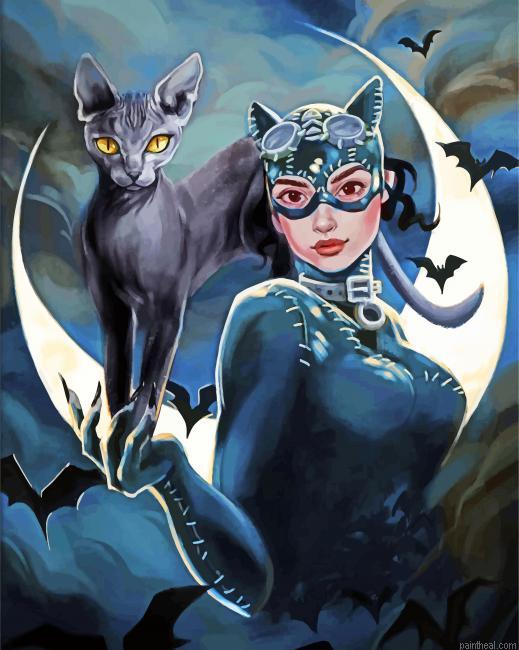 Catwoman painting by numbers.jpeg
