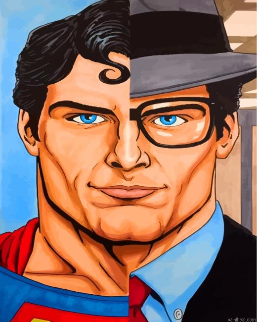 Clark kent superman painting by numbers.jpeg