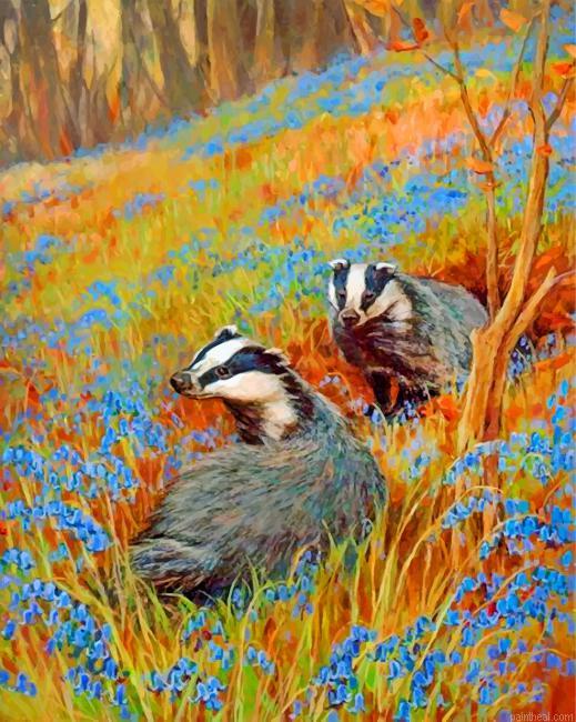 Cute badgers painting by numbers.jpeg