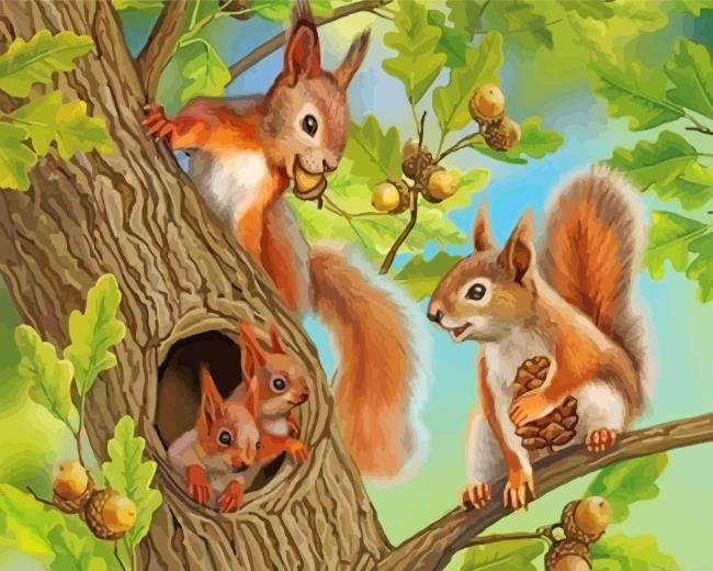 Cute squirrels painting by numbers.jpeg