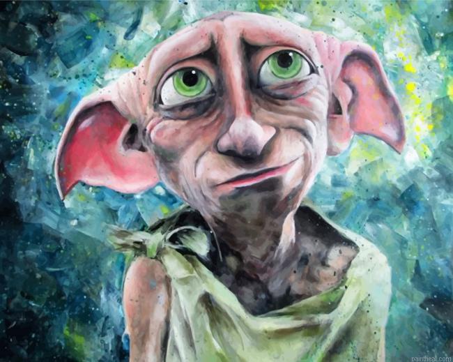 Dobby from harry potter painting by numbers.jpeg