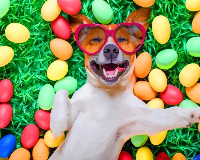 Dog with sunglasses painting by numbers.jpeg
