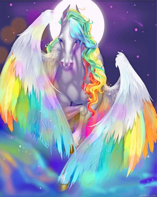 Fantasy colorful horse painting by numbers.jpeg