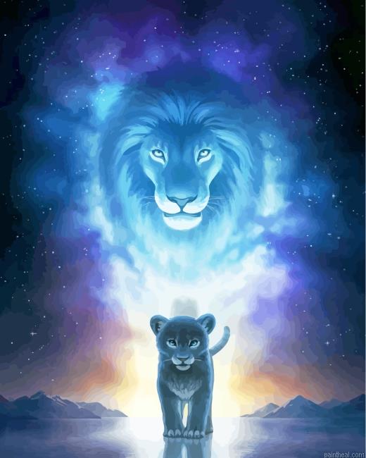 Fantasy lion king painting by numbers.jpeg