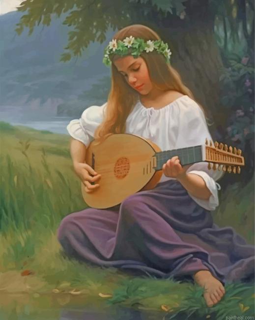 Girl playing music painting by numbers.jpeg