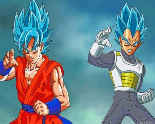 Goku and vegeta painting by numbers.jpeg