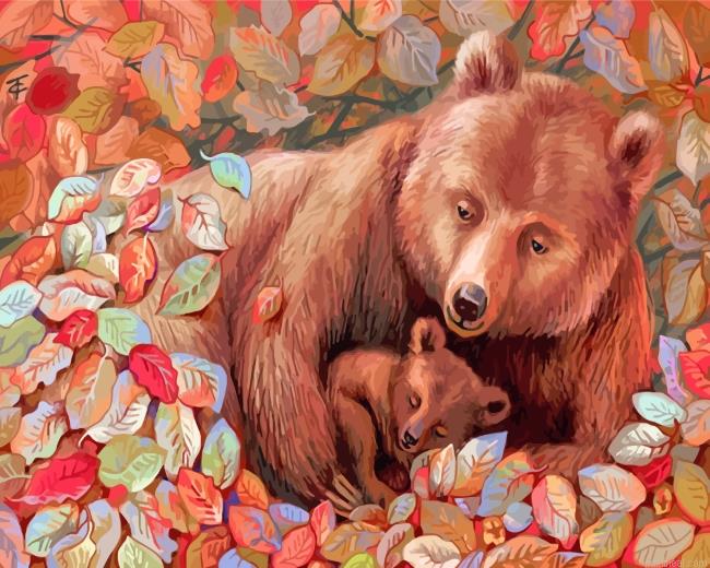 Grizzly bear painting by numbers.jpeg