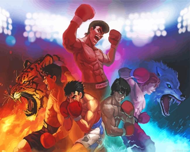Hajime no ippo anime painting by numbers.jpeg