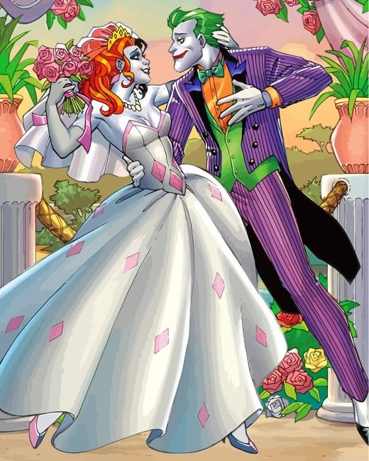 Harley quinn and joker wedding painting by numbers.jpeg