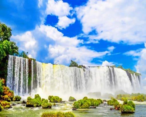 Iguazu falls in south america painting by numbers.jpeg