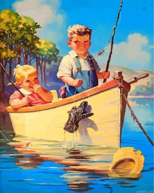 Little kids on boat painting by numbers.jpeg