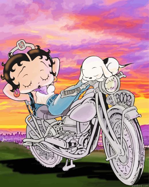 Motocross betty boop painting by numbers.jpeg