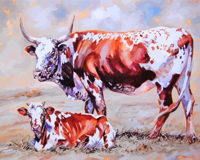 Nguni cattle animals painting by numbers.jpeg