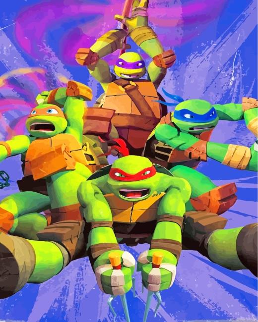 Ninja turtles painting by numbers.jpeg