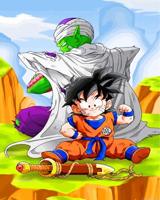 Piccolo and gohan painting by numbers.jpeg