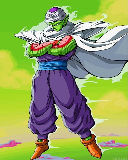 Piccolo dragon ball z painting by numbers.jpeg