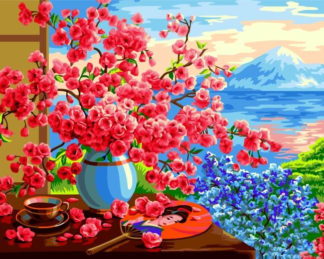 Pink roses vase painting by numbers.jpeg
