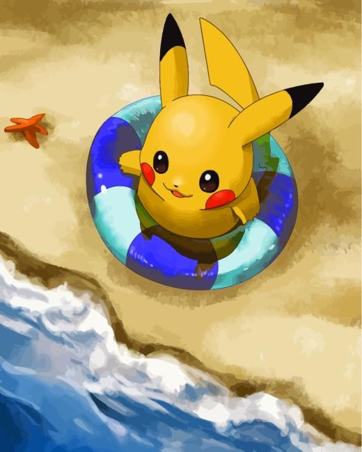 Pokemon in beach painting by numbers.jpeg
