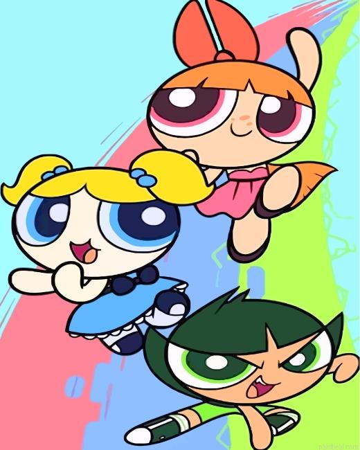 Powerpuff girls painting by numbers.jpeg