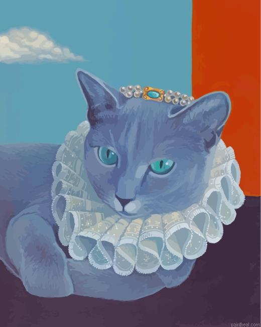 Royal russian blue cat painting by numbers.jpeg