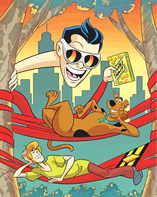 Scooby doo team up painting by numbers.jpeg