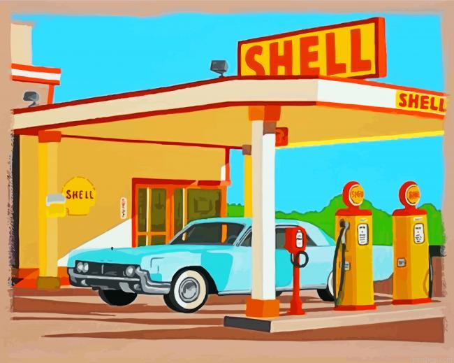 Shell gas station painting by numbers.jpeg
