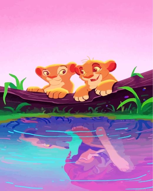 Simba and nala painting by numbers.jpeg