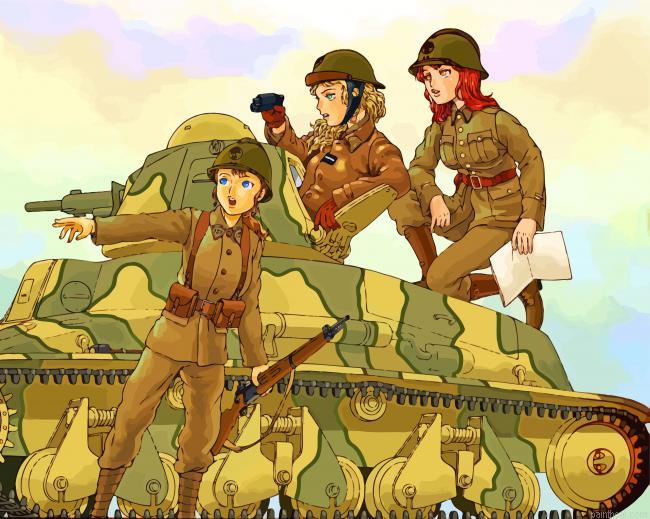 Soldier girls painting by numbers.jpeg