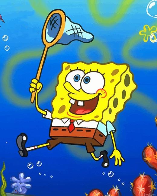 Spongebob squarepants painting by numbers.jpeg