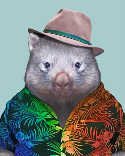 Stylish wombat painting by numbers.jpeg