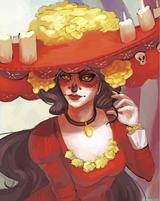 Sugar skull woman painting by numbers.jpeg